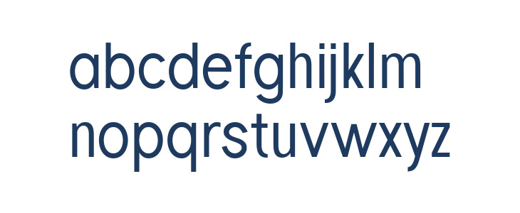 Retroyal Medium Lowercase