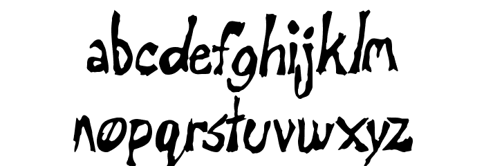 Retsuc Font LOWERCASE