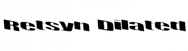 Retsyn Dilated  baixar fontes gratis