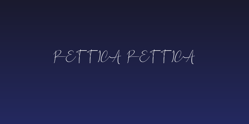 Rettica Rettica Social Header