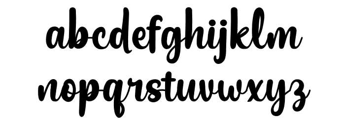 Rettyllda Personal Use Font LOWERCASE