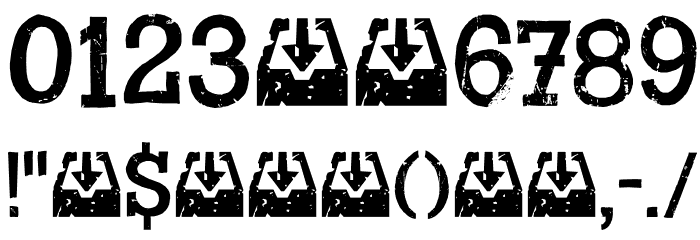 Return Policy DEMO Regular Font OTHER CHARS