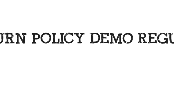 Return Policy DEMO Regular Logo