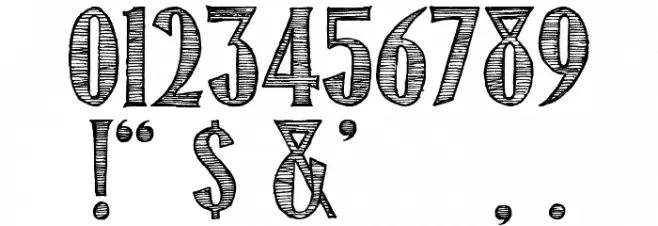 Return To Sender Font OTHER CHARS