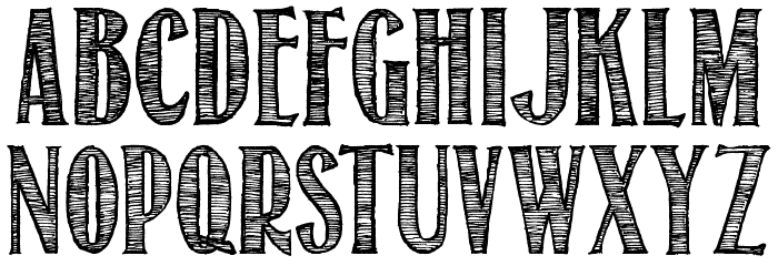 Return To Sender Font LOWERCASE