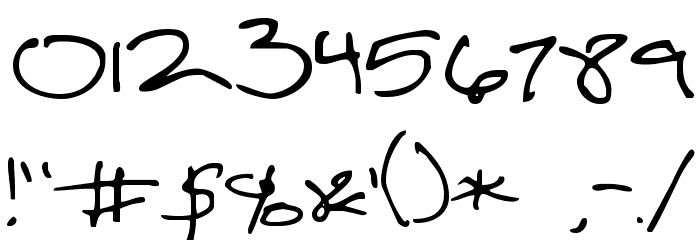 Return of RelayScript Font OTHER CHARS