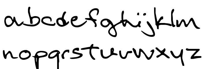 Return of RelayScript Font LOWERCASE