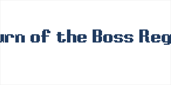 Return of the Boss Regular Logo