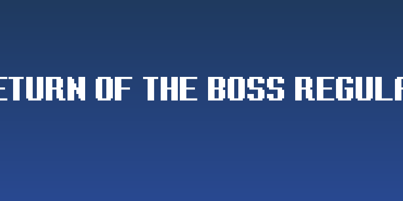 Return of the Boss Regular Social Header