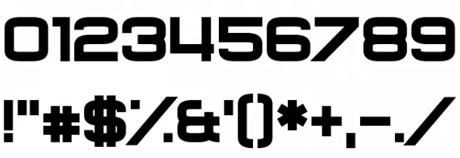 Return of the Grid Font OTHER CHARS