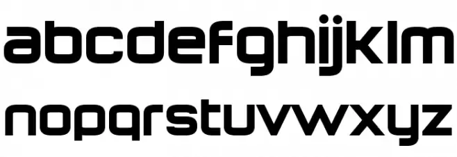 Return of the Grid फ़ॉन्ट लोअरकेस