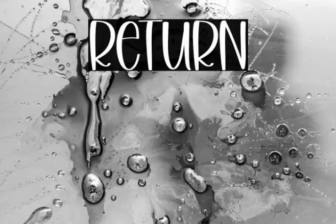 Return Font examples