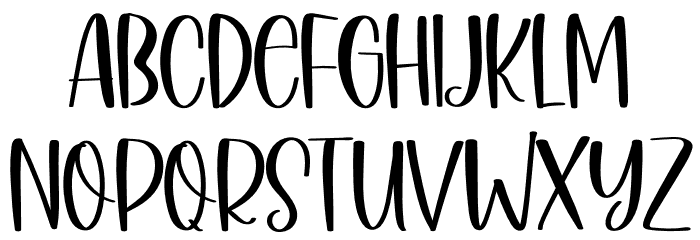 Return Font LOWERCASE