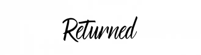 Returned  font caratteri gratis