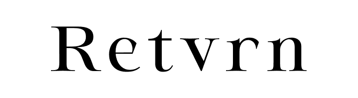 Retvrn  免费字体下载