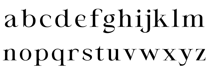 Retvrn Font LOWERCASE