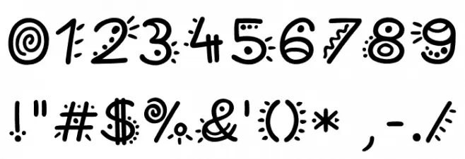 Retwisted Font OTHER CHARS