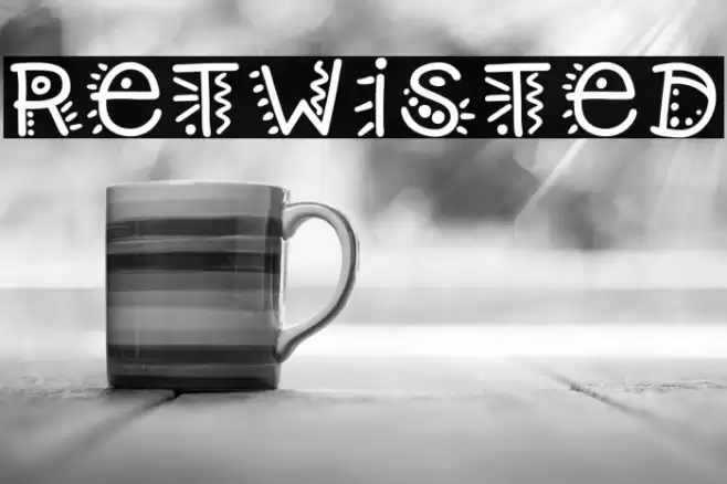 Retwisted Font examples