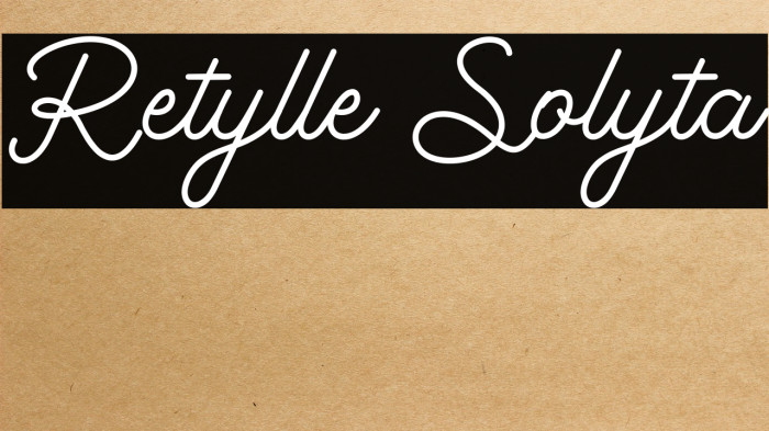 Retylle Solyta Example 2