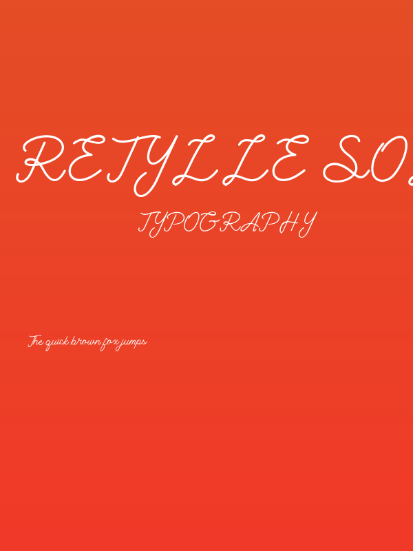 Retylle Solyta Poster