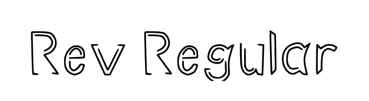 Rev Regular  Descarca Fonturi Gratis