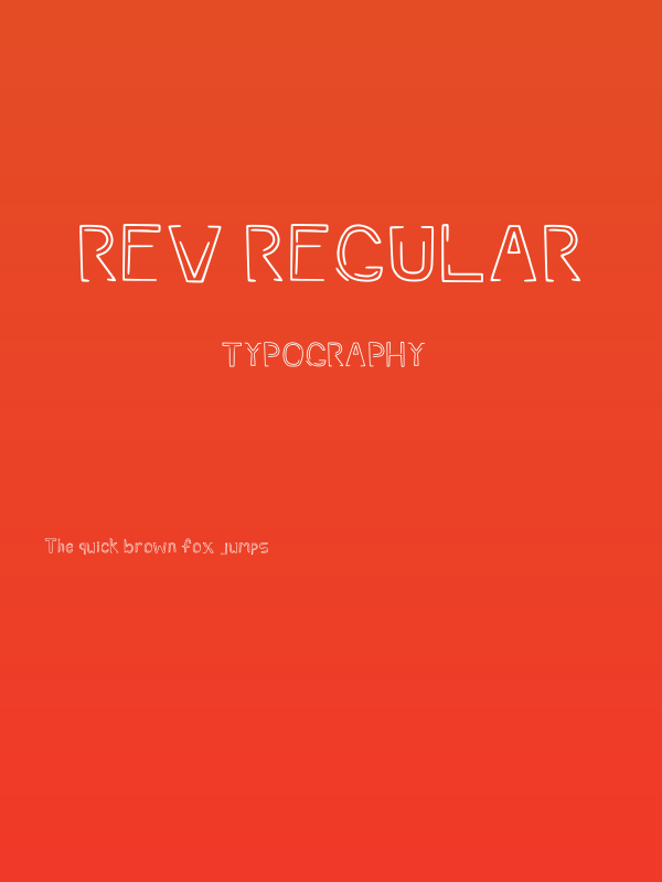 Rev Regular Poster