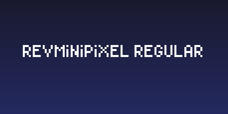 RevMiniPixel Regular Social Header