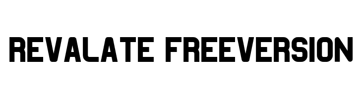 Revalate FreeVersion  font caratteri gratis