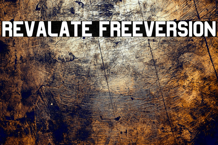 Revalate FreeVersion Example 1