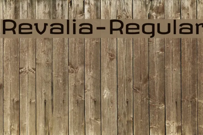 Revalia-Regular Example 1
