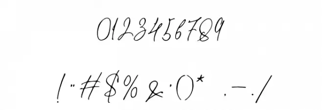 RevalinaDEMO Font OTHER CHARS