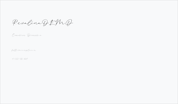 RevalinaDEMO Business Card