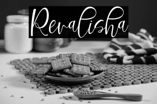 Revalisha Font examples