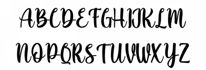 Revania Regular Schriftart Groß
