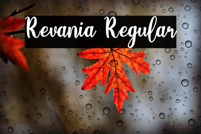 Revania Regular Example 1