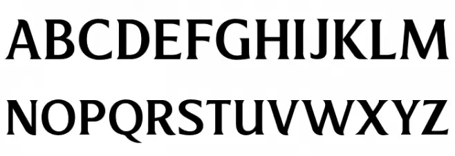 Revans-Medium フォント 大文字