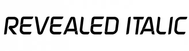 Revealed Italic  Fuentes Gratis Descargar