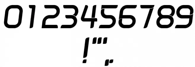 Revealed Italic Font OTHER CHARS