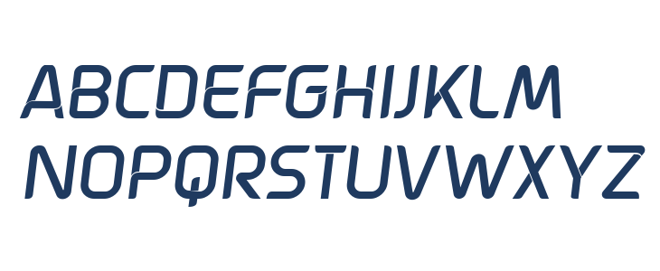 Revealed Italic Lowercase