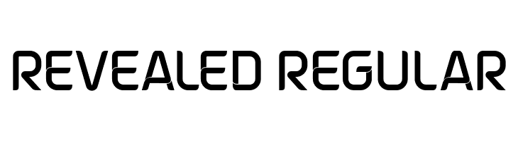 Revealed Regular  नि: शुल्क फ़ॉन्ट्स डाउनलोड