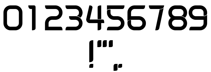Revealed Regular Font OTHER CHARS