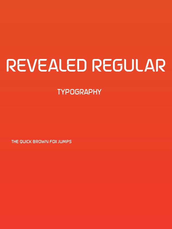 Revealed Regular Poster