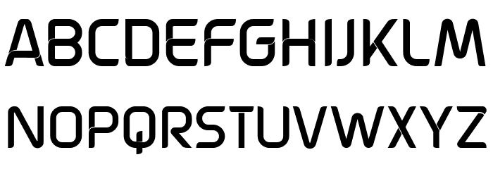 Revealed Regular Font LOWERCASE