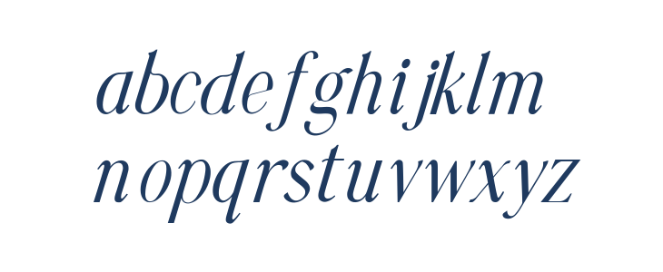 Reveline Detania Demo Italic Lowercase