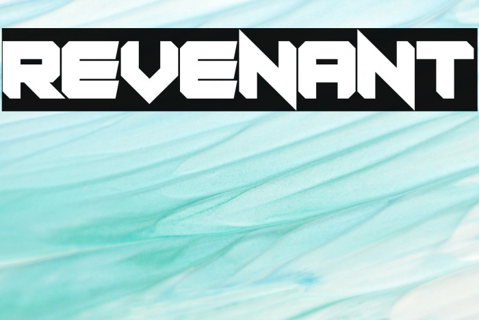 Revenant Font examples