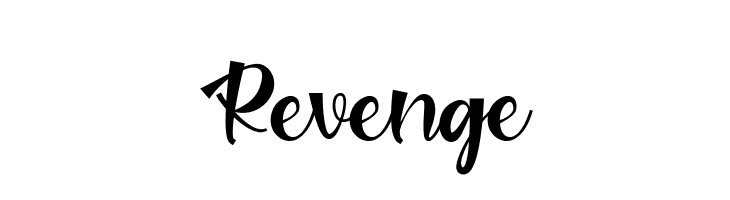 Revenge  フリーフォントのダウンロード