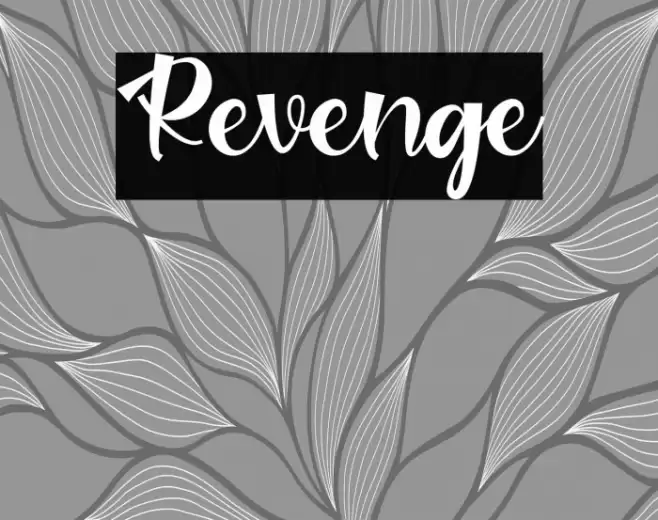 Revenge Font examples