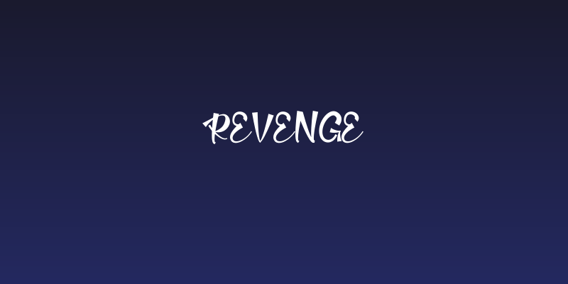 Revenge Social Header