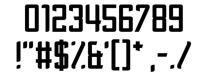 Revengeance Font OTHER CHARS