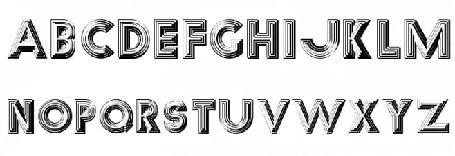 Reverb Шрифта ВЕРХНИЙ